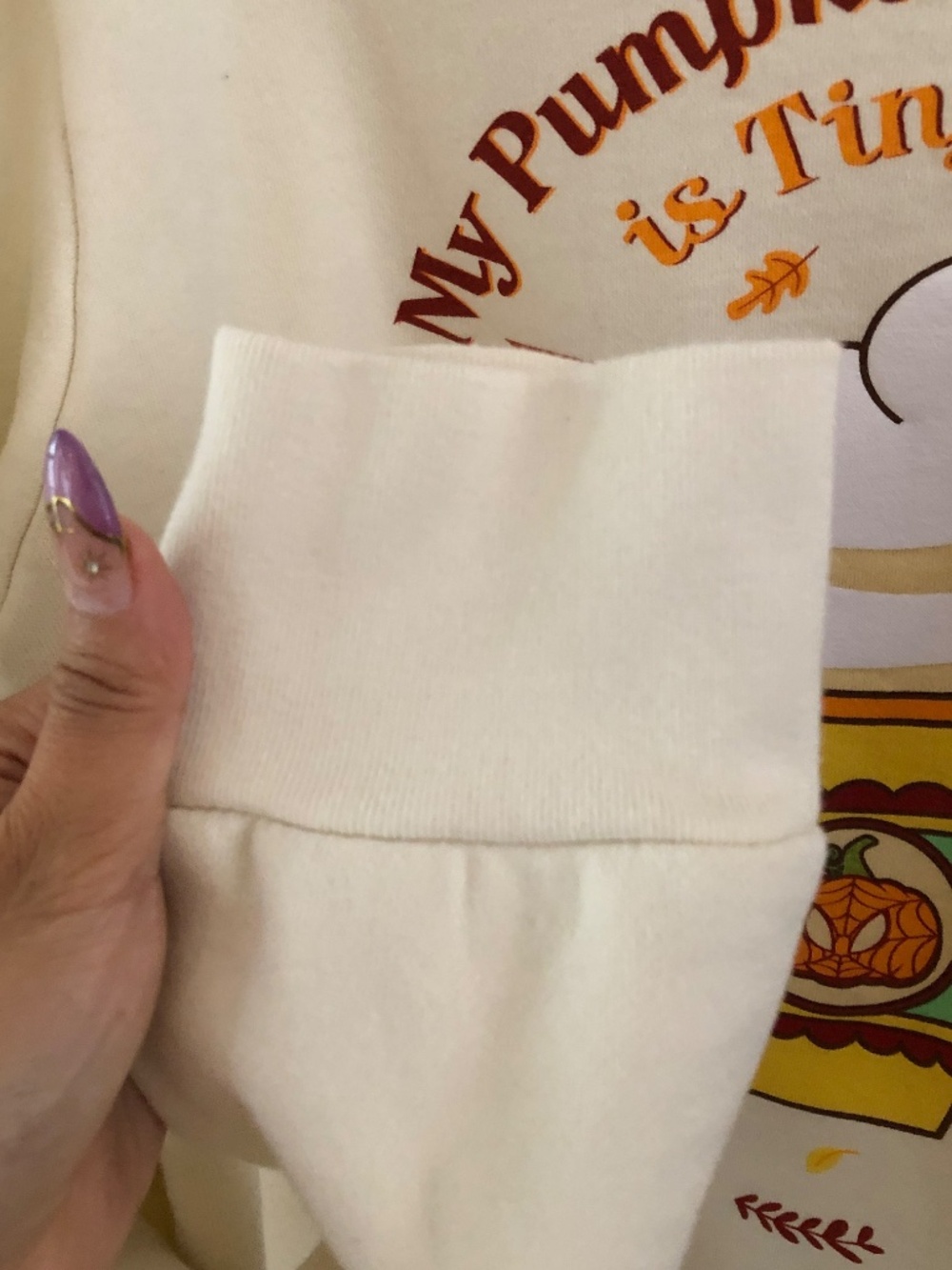 Marvel Spider-Man My Pumpkin Spice-Sense Is Tingling Fall Crewneck M - Picture 5 of 8